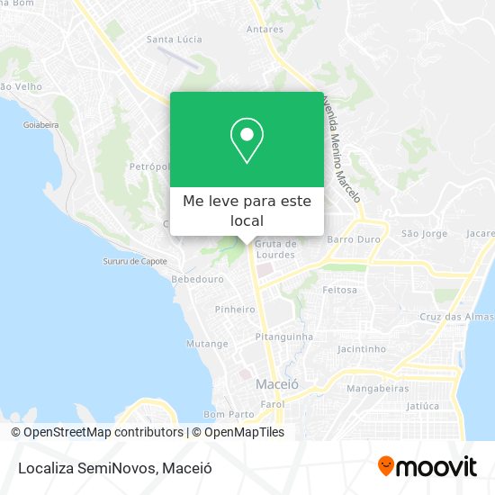 Localiza SemiNovos mapa
