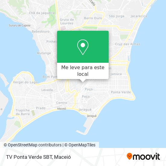 TV Ponta Verde SBT mapa