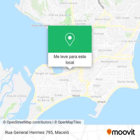 Rua General Hermes 795 mapa