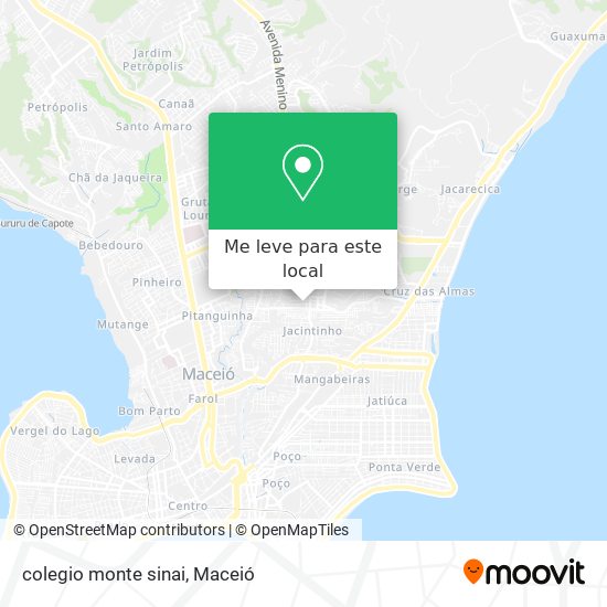 colegio monte sinai mapa