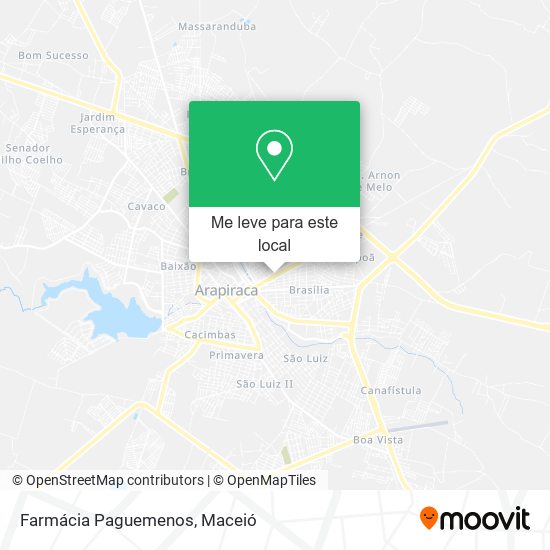 Farmácia Paguemenos mapa
