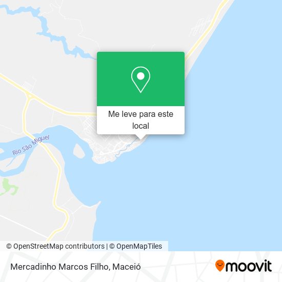 Mercadinho Marcos Filho mapa