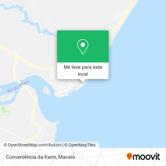 Conveniência da Karin mapa