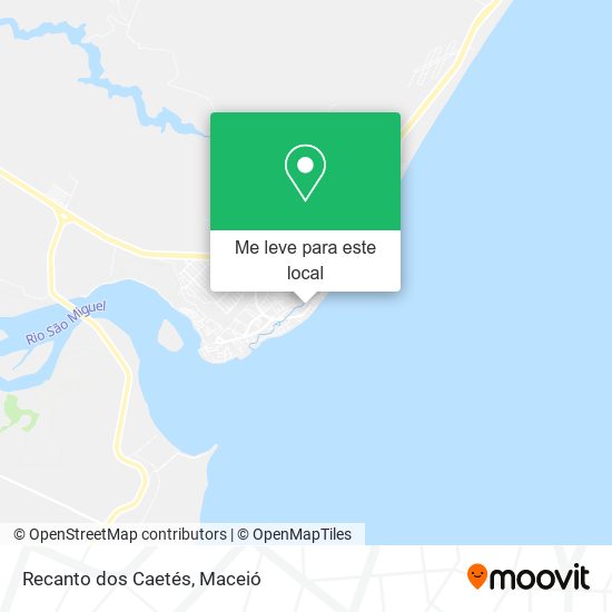 Recanto dos Caetés mapa