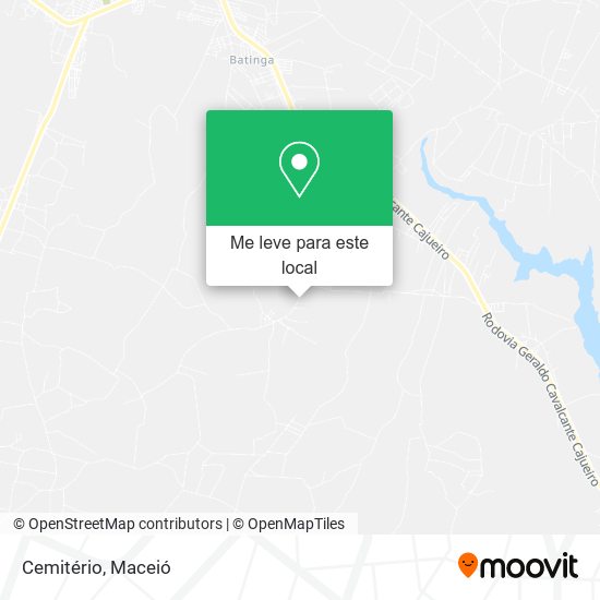 Cemitério mapa