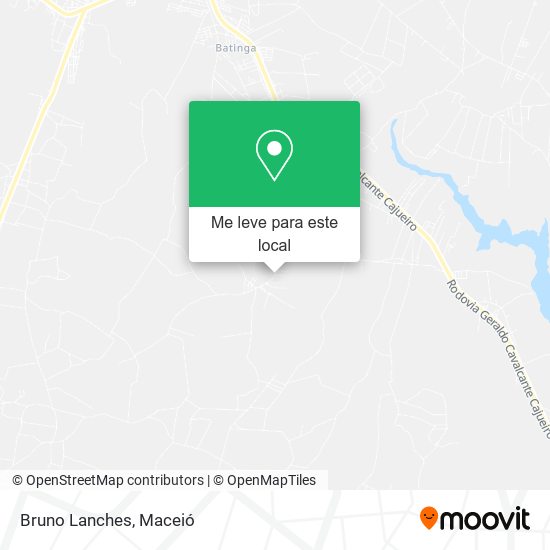 Bruno Lanches mapa