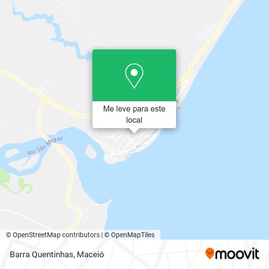 Barra Quentinhas mapa