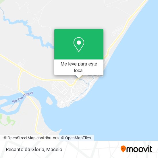 Recanto da Gloria mapa