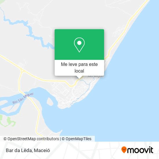 Bar da Lêda mapa