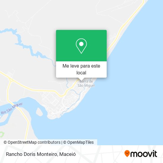 Rancho Doris Monteiro mapa