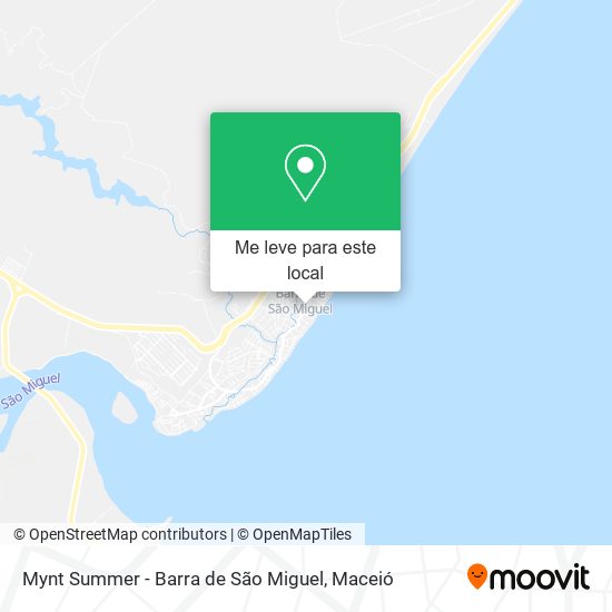 Mynt Summer - Barra de São Miguel mapa