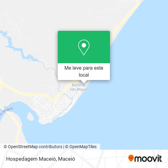 Hospedagem Maceió mapa