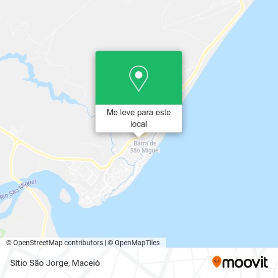 Sítio São Jorge mapa