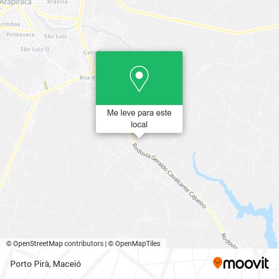 Porto Pirà mapa