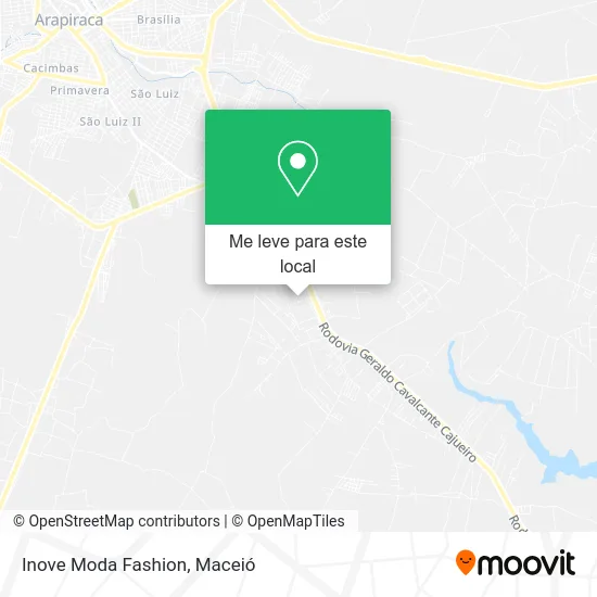 Inove Moda Fashion mapa