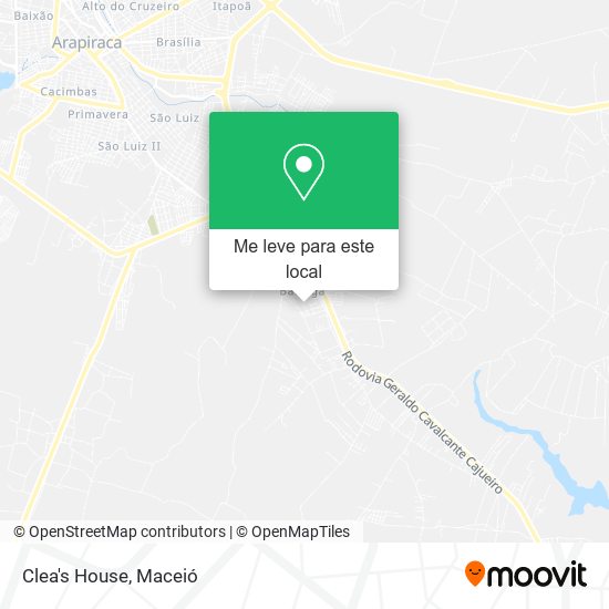 Clea's House mapa