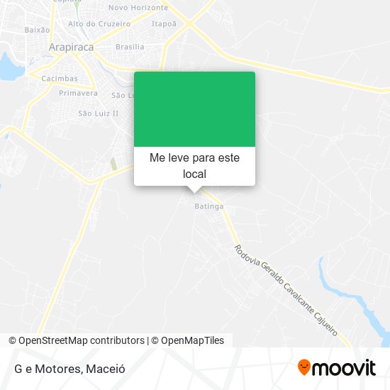G e Motores mapa