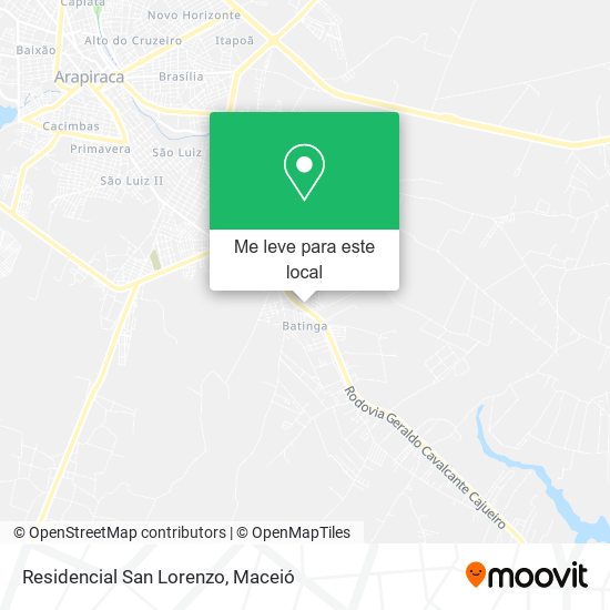 Residencial San Lorenzo mapa
