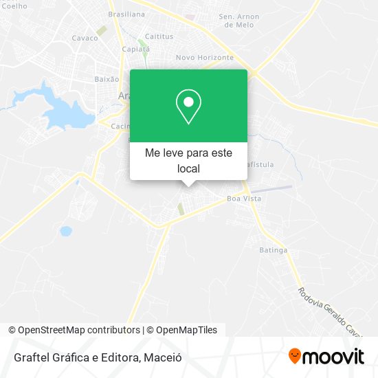 Graftel Gráfica e Editora mapa