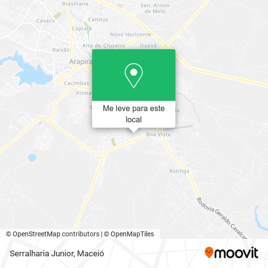 Serralharia Junior mapa