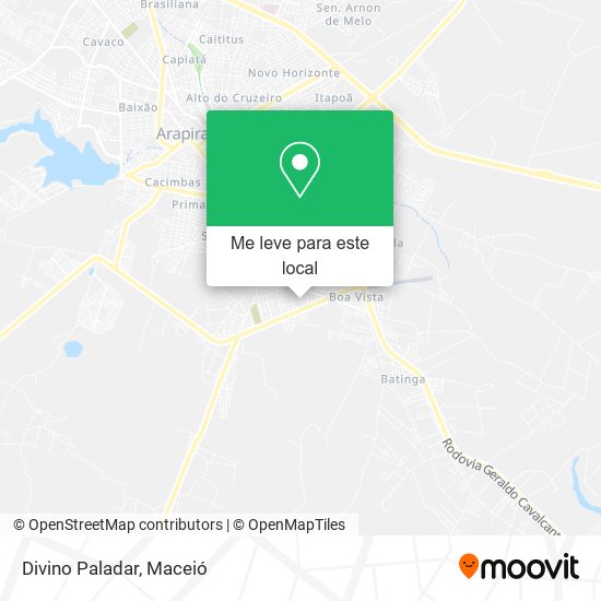 Divino Paladar mapa