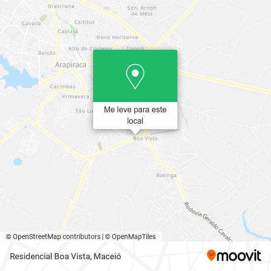 Residencial Boa Vista mapa