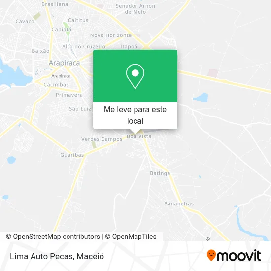 Lima Auto Pecas mapa