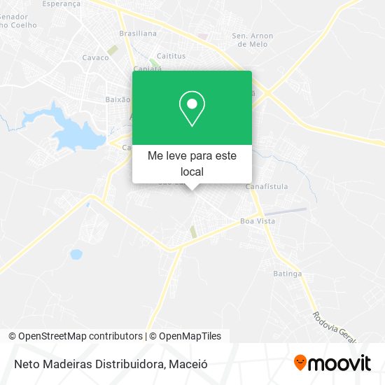 Neto Madeiras Distribuidora mapa