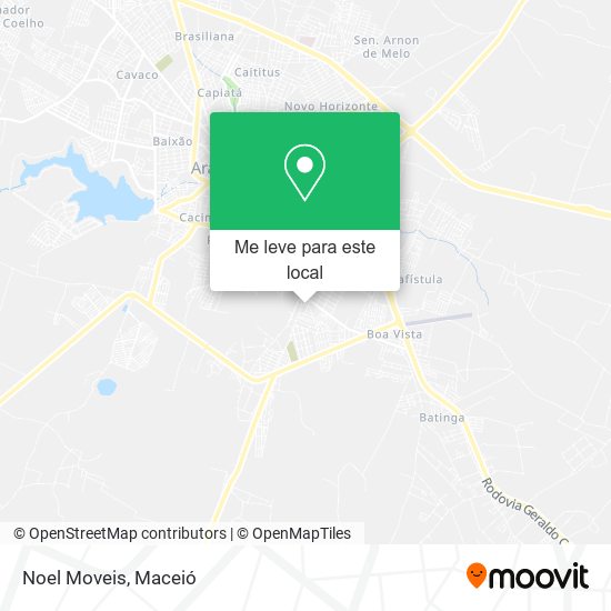 Noel Moveis mapa