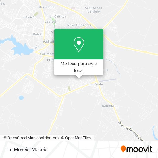 Tm Moveis mapa