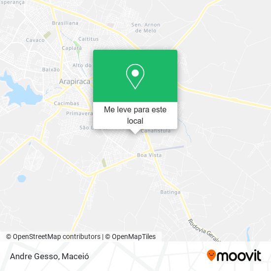 Andre Gesso mapa