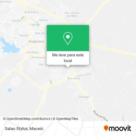 Salao Stylus mapa