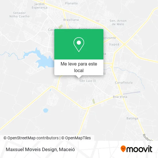 Maxsuel Moveis Design mapa