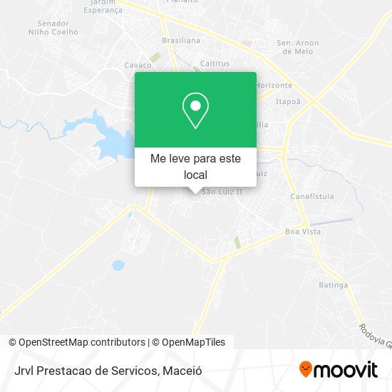 Jrvl Prestacao de Servicos mapa