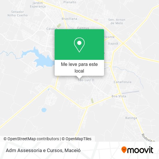 Adm Assessoria e Cursos mapa