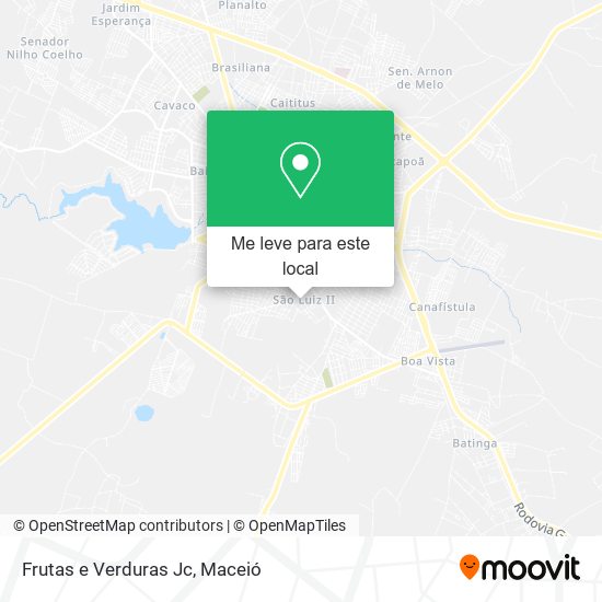 Frutas e Verduras Jc mapa