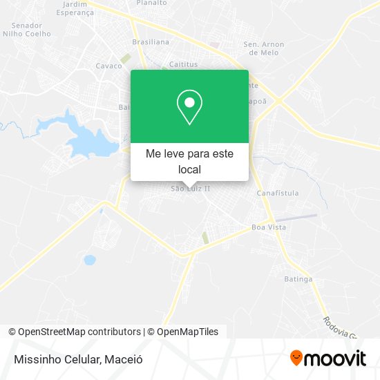 Missinho Celular mapa