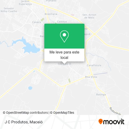 J C Produtos mapa
