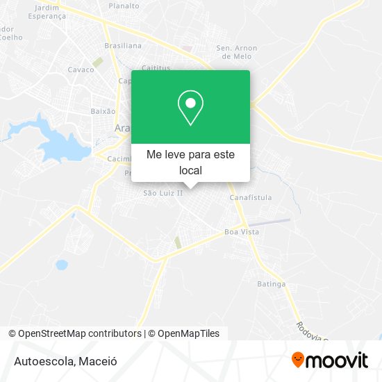 Autoescola mapa