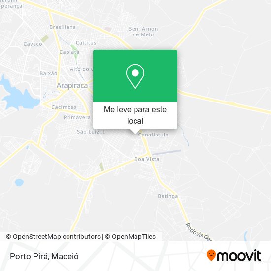 Porto Pirá mapa