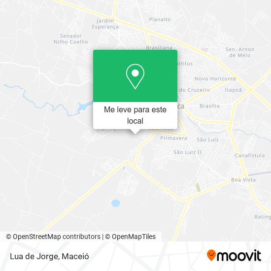 Lua de Jorge mapa