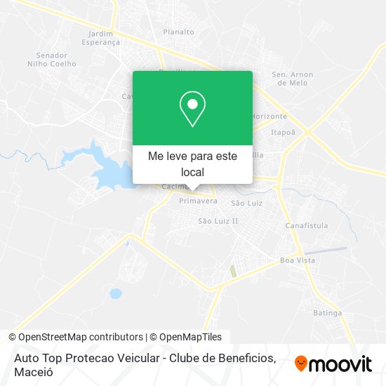 Auto Top Protecao Veicular - Clube de Beneficios mapa
