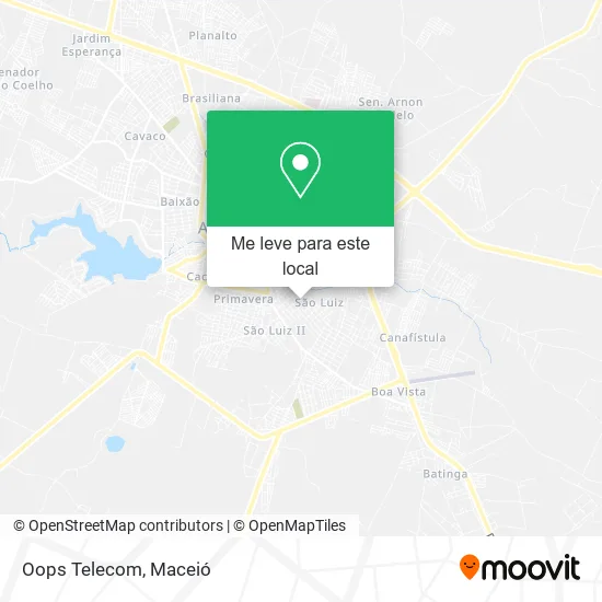 Oops Telecom mapa