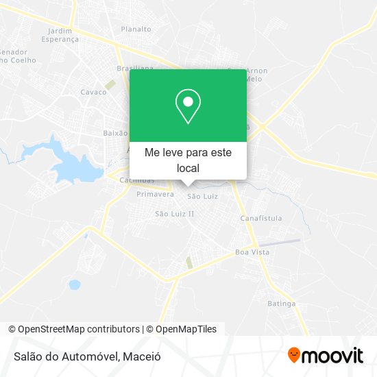 Salão do Automóvel mapa