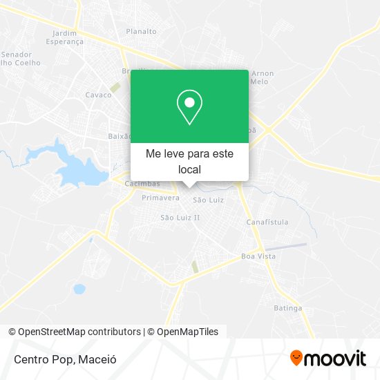 Centro Pop mapa