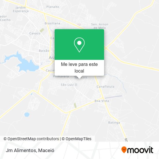 Jm Alimentos mapa