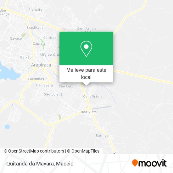 Quitanda da Mayara mapa