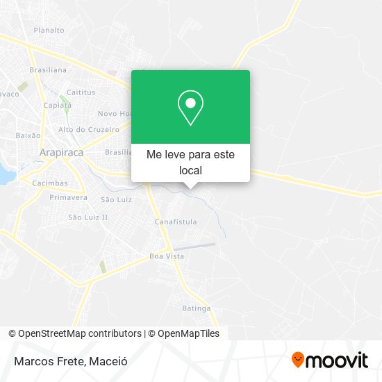 Marcos Frete mapa