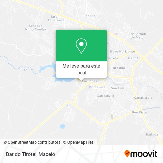 Bar do Tirotei mapa