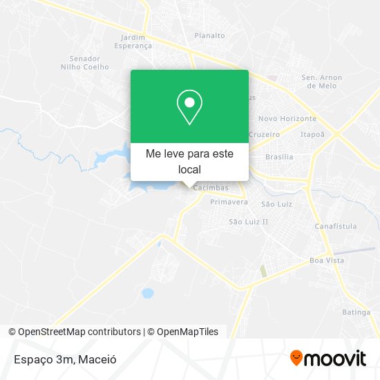 Espaço 3m mapa